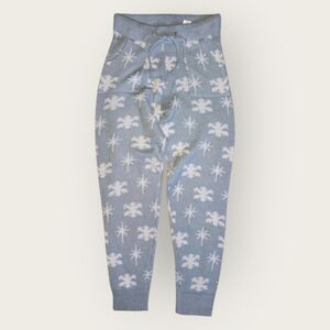 PrettyLittleThing Blue Snowflake Sweater Jogger Pants
